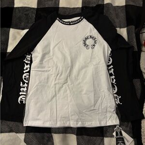 Black and White long sleeve Shirt
